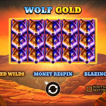 Wolf Gold 슬롯 – Pragmatic Play